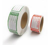 500 PCS PAT Testing Stickers Passed, 50 PCS Failed PAT Test Stickers, 23mm x 43mm Pat Test Labels for Electrical Testing, Waterproof Electrical Safety Labels, Self Adhesive