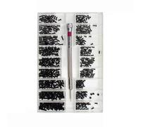 500 Pcs Phillips Screw Kit, Mini Electronic Repair Accessories Set with Plastic Box for Laptop/Jewellry/Watch/Spectacles (Set H)