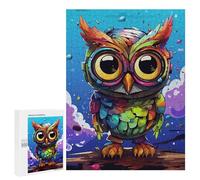 500 PCS Puzzle Colorful Rainbow Owl Art-1 Puzzles Für Erwachsene: Knobelspaß, Humorvoll Und Herausfordernd - Einzigartige Geburtstags- Und Weihnachtsgeschenke 500 PCS
