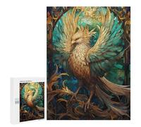 500 PCS Puzzle For Adults Abstract Phoenix Kintsugi Jigsaws for Adults Relax Games Pattern Assembly Deal As Gifts for The Whole Family 500 PCS