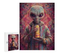 500 PCS Puzzle For Adults Alien Drinking Beverage Can Puzzle For Teenagers Analysis And Logic Help The Brain Exercise Deal As Gifts for The Whole Family 500 PCS