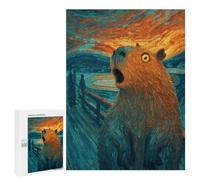 500 PCS Puzzle For Adults Amazon Sunset Capybara Puzzle For Teenagers Analysis And Logic Help The Brain Exercise Deal As Gifts for The Whole Family 500 PCS