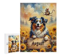 500 PCS Puzzle for Adults August Dog And Mouse Scene Puzzle For Teenagerss Improve Memory Fun Activities at Home Stress Reduction Gifts 500 PCS