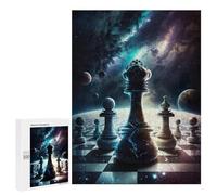500 PCS Puzzle For Adults Battle of Kings Chess Jigsaws for Adults Relax Games Pattern Assembly Deal As Gifts for The Whole Family 500 PCS