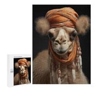 500 PCS Puzzle for Adults Camel with A Hairstyle Adult Jigsaw Puzzle Brain Teaser Game But Fun And Humorous Fun at Home Activities, 500 PCS