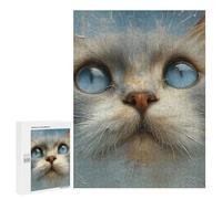 500 PCS Puzzle For Adults Cat Painted Jigsaws for Adults Relax Games Pattern Assembly Deal As Gifts for The Whole Family 500 PCS