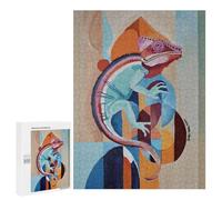 500 PCS Puzzle for Adults Chameleon Puzzle For Teenagerss Improve Memory Fun Activities at Home Stress Reduction Gifts 500 PCS