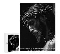 500 PCS Puzzle For Adults Christ Poster Catholic Jigsaw for Adults Relax Games Staycation Kill Time Deal As Gifts for The Whole Family 500 PCS