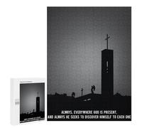 500 PCS Puzzle For Adults Christ Quote to Remember 2 Jigsaw for Adults Relax Games Staycation Kill Time Deal As Gifts for The Whole Family 500 PCS