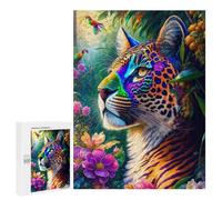 500 PCS Puzzle For Adults Colorful Amazon Jaguar Jigsaws for Adults Puzzle Enhance Memory Fun Activities at Home for Is Ideal As A Gift 500 PCS