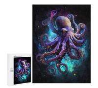 500 PCS Puzzle for Adults Cosmic Octopus Art Print-4 Puzzle For Teenagers Improve Memory Every Piece Is Unique - Learning Educational Toys 500 PCS