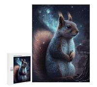 500 PCS Puzzle For Adults Cosmic Squirrel Art Print-12 Jigsaws for Adults Puzzle Improve Memory Wishlist with Santa Claus Stress Reduction Gifts 500 PCS