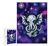 500 PCS Puzzle For Adults Cthulhu Space Creature Jigsaw for Adults Relax Games Staycation Kill Time Deal As Gifts for The Whole Family 500 PCS