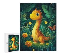 500 PCS Puzzle for Adults Cute Dinosaur in Jungle Puzzle For Teenagerss Improve Memory Fun Activities at Home Stress Reduction Gifts 500 PCS
