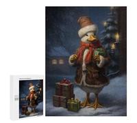 500 PCS Puzzle For Adults Duck Xmas Sweet Jigsaw for Adults Relax Games Staycation Kill Time Deal As Gifts for The Whole Family 500 PCS