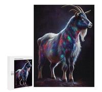 500 PCS Puzzle For Adults Farm Goat Oil Paint Jigsaws for Adults Relax Games Pattern Assembly Deal As Gifts for The Whole Family 500 PCS