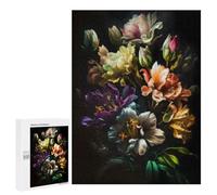 500 PCS Puzzle for Adults Floral Bouquet Painting Puzzle For Teenagerss Improve Memory Fun Activities at Home Stress Reduction Gifts 500 PCS