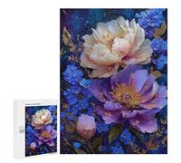 500 PCS Puzzle For Adults Floral Fantasy Vibrant Blooms Puzzle For Teenagers Analysis And Logic Help The Brain Exercise Deal As Gifts for The Whole Family 500 PCS
