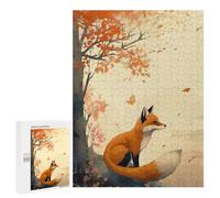 500 PCS Puzzle for Adults Fox In The Wind Puzzle For Teenagers Improve Memory Every Piece Is Unique - Learning Educational Toys 500 PCS