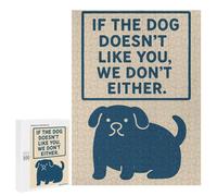 500 PCS Puzzle for Adults Funny Dog Entry Sign Puzzle For Teenagers Improve Memory Every Piece Is Unique - Learning Educational Toys 500 PCS