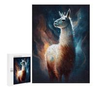500 PCS Puzzle For Adults Galactic Llama Jigsaws for Adults Relax Games Pattern Assembly Deal As Gifts for The Whole Family 500 PCS
