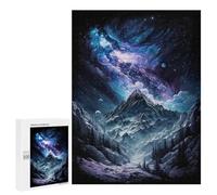 500 PCS Puzzle for Adults Galactic Mountain Landscape -5 Puzzle For Teenagers Improve Memory Every Piece Is Unique - Learning Educational Toys 500 PCS