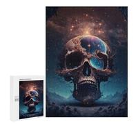 500 PCS Puzzle for Adults Galactic Skull Adult Jigsaw Puzzle Brain Teaser Game But Fun And Humorous Fun at Home Activities, 500 PCS