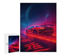 500 PCS Puzzle For Adults Galactic Speed Machine Jigsaw Puzzles for Teenagers Staycation Kill Time Challenging To Complete Educational Family Game 500 PCS