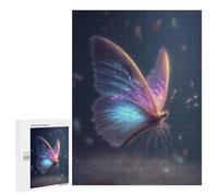 500 PCS Puzzle For Adults Glowing Butterfly Artwork-2 Jigsaw Anti-Stress Toys Presents for Women Deal As Gifts for The Whole Family 500 PCS