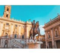 500 pcs Puzzle for Adults Jigsaw Puzzles Hard Challenging Difficult Family Cool Large Bronze Statue Emperor Marcus The Center Piazza Puzzles for Adults