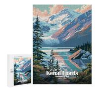 500 PCS Puzzle For Adults Kenai Fjords National Park Jigsaws for Adults Relax Games Pattern Assembly Deal As Gifts for The Whole Family 500 PCS