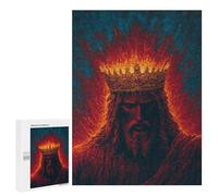 500 PCS Puzzle For Adults King of Fire Epic Fantasy Poster Puzzle For Teenagers Analysis And Logic Help The Brain Exercise Deal As Gifts for The Whole Family 500 PCS