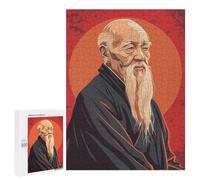 500 PCS Puzzle For Adults Lao Tzu Philosopher Jigsaw for Adults Relax Games Staycation Kill Time Deal As Gifts for The Whole Family 500 PCS