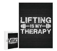 500 PCS Puzzle for Adults Lifting Is My Therapy Puzzle For Teenagerss Improve Memory Fun Activities at Home Stress Reduction Gifts 500 PCS