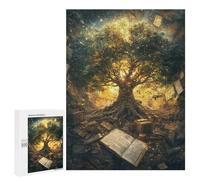 500 PCS Puzzle For Adults Magical Tree of Knowledge Puzzle For Teenagers Analysis And Logic Help The Brain Exercise Deal As Gifts for The Whole Family 500 PCS