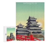 500 PCS Puzzle For Adults Matsumoto Castle in Japan Jigsaws for Adults Relax Games Pattern Assembly Deal As Gifts for The Whole Family 500 PCS