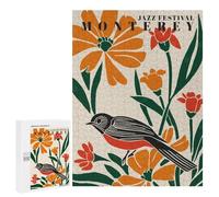 500 PCS Puzzle for Adults Monterey Jazz Fest Poster Puzzle For Teenagers Improve Memory Every Piece Is Unique - Learning Educational Toys 500 PCS