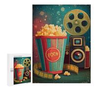 500 PCS Puzzle For Adults Movie Night Essentials Jigsaw Puzzles for Teenagers Staycation Kill Time Challenging To Complete Educational Family Game 500 PCS