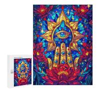 500 PCS Puzzle for Adults Mystic Mandala Hand Puzzle For Teenagers Improve Memory Every Piece Is Unique - Learning Educational Toys 500 PCS