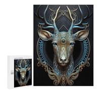 500 PCS Puzzle for Adults Mystical Astrology Deer Puzzle For Teenagers Improve Memory Every Piece Is Unique - Learning Educational Toys 500 PCS