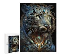 500 PCS Puzzle For Adults Mystical Astrology Leopard Jigsaws for Adults Puzzle Enhance Memory Fun Activities at Home for Is Ideal As A Gift 500 PCS