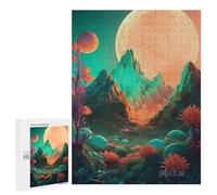 500 PCS Puzzle For Adults Mystical Moonlit Landscape -1 Jigsaw Anti-Stress Toys Presents for Women Deal As Gifts for The Whole Family 500 PCS