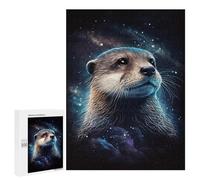 500 PCS Puzzle for Adults Otter in Space Puzzle For Teenagers Improve Memory Every Piece Is Unique - Learning Educational Toys 500 PCS