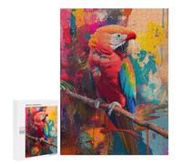 500 PCS Puzzle For Adults Parrot Oil Painting Jigsaws for Adults Relax Games Pattern Assembly Deal As Gifts for The Whole Family 500 PCS