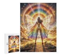 500 PCS Puzzle for Adults Radiant Rainbow Goddess Puzzle For Teenagers Improve Memory Every Piece Is Unique - Learning Educational Toys 500 PCS