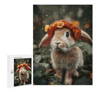 500 PCS Puzzle For Adults Rainy Day Bunny Adventure Jigsaw Puzzles for Teenagers Staycation Kill Time Challenging To Complete Educational Family Game 500 PCS