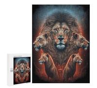 500 PCS Puzzle For Adults Regal Lion Majesty -2 Jigsaw for Adults Relax Games Staycation Kill Time Deal As Gifts for The Whole Family 500 PCS