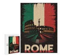 500 PCS Puzzle For Adults Rome Italy Travel Jigsaws for Adults Relax Games Pattern Assembly Deal As Gifts for The Whole Family 500 PCS