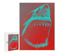 500 PCS Puzzle For Adults Shark Jaw Abstract Art Jigsaws for Adults Relax Games Pattern Assembly Deal As Gifts for The Whole Family 500 PCS