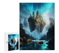 500 PCS Puzzle for Adults Skyward Isle of The Ancient Lights Puzzle For Teenagerss Improve Memory Fun Activities at Home Stress Reduction Gifts 500 PCS